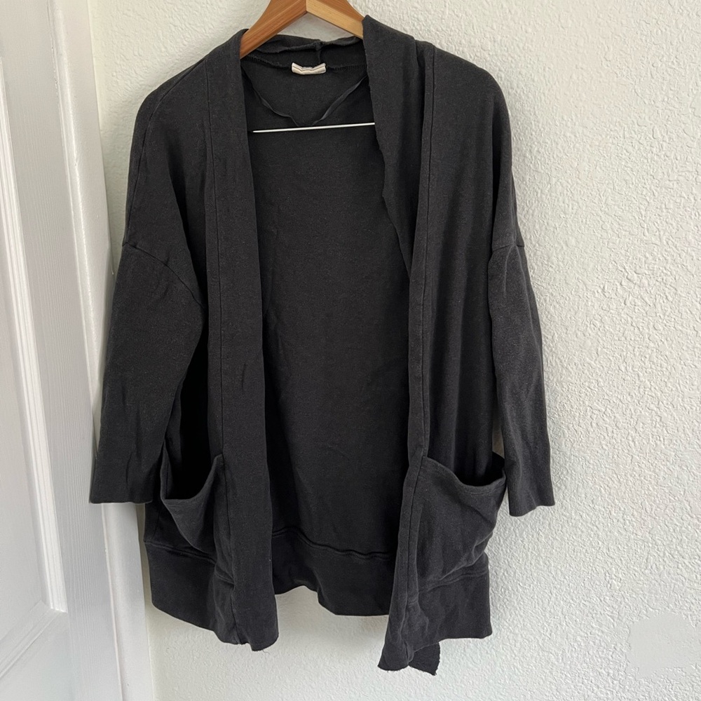 Pact Women's Black Cardigan Sweater